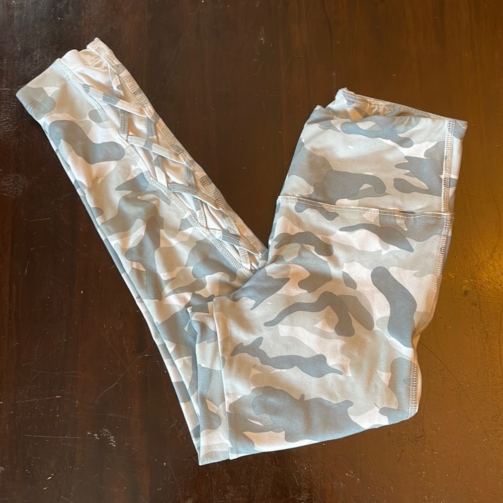 Bally grey camo leggings